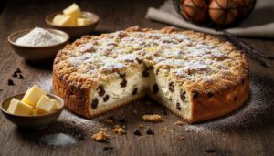 Sbriciolata con ricotta e gocce di cioccolato: si prepara in 10 minuti!