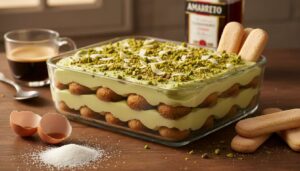 Benedetta Rossi svela la sua ricetta del tiramisù di Pasqua con crema al pistacchio di Bronte