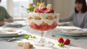 Tiramisù alle fragole senza mascarpone: leggero, fresco e perfetto per il pranzo di Pasqua