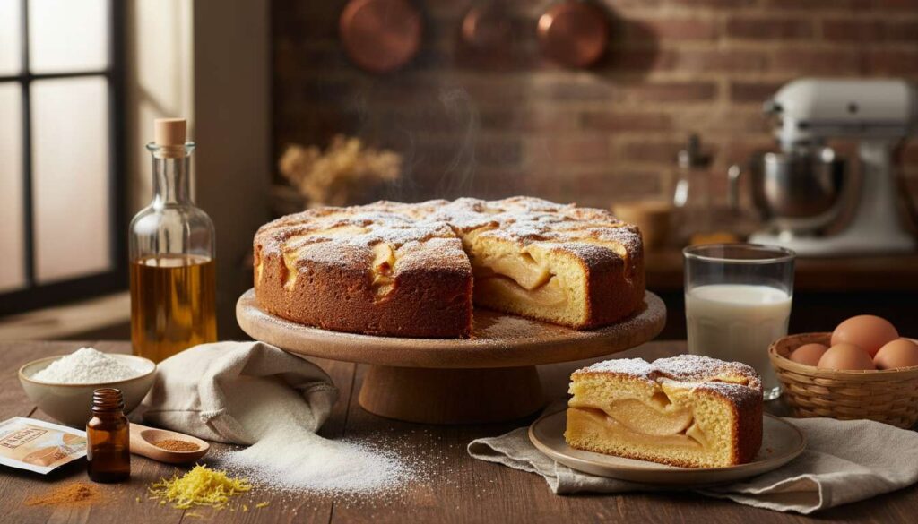 TORTA 12 CUCCHIAI alle MELE Senza Bilancia Cremossissima piena di mele