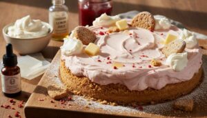 Cheesecake alle fragole senza cottura: base croccante, crema vellutata e pronta in 20 minuti