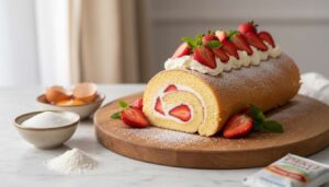 Rotolo alle fragole: la ricetta del dolce scenografico e delizioso