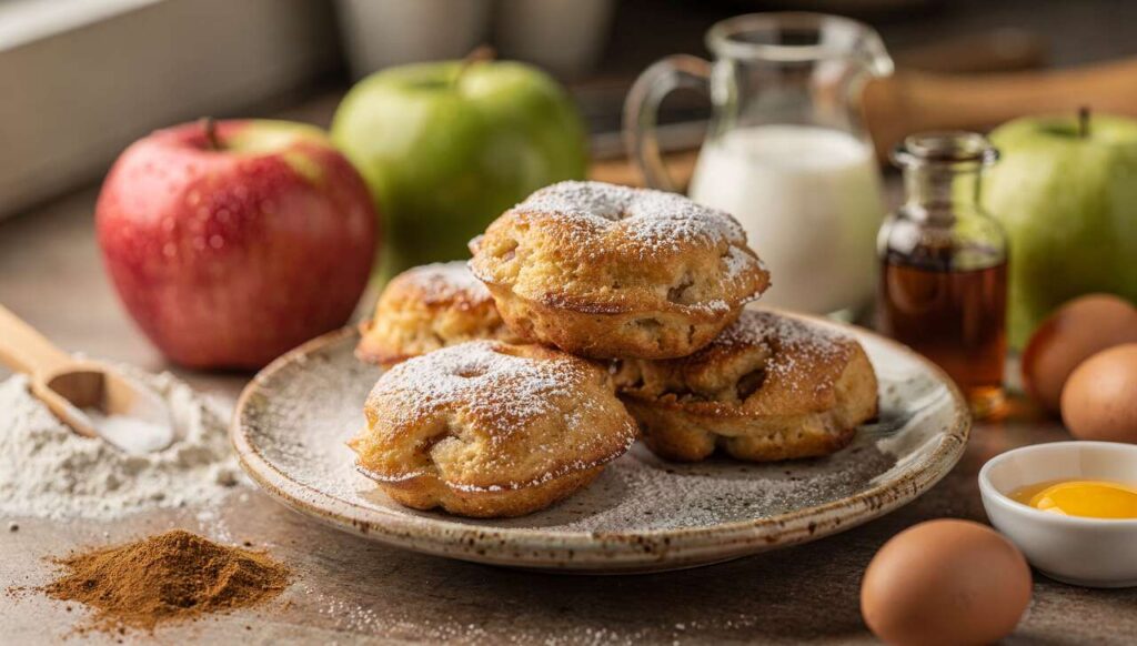 Frittelle di mele e cannella al forno: la merenda leggera di primavera adorata da grandi e piccini