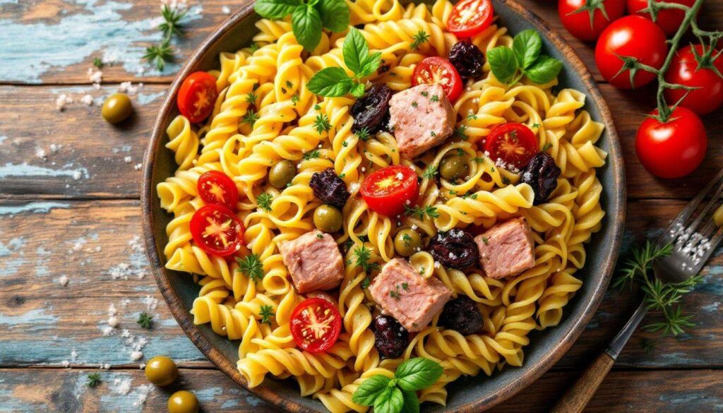Pasta fredda mediterranea, il trucco di Cracco per non farla attaccare dopo ore