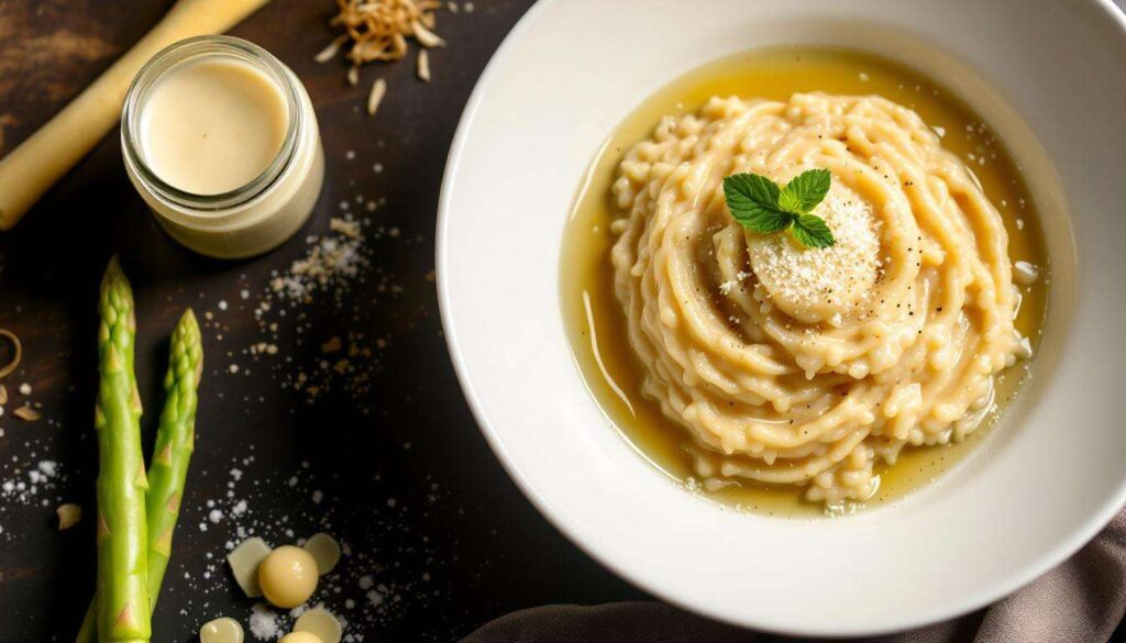 Asparagi di Bassano, il risotto cremoso che Cracco prepara solo a maggio