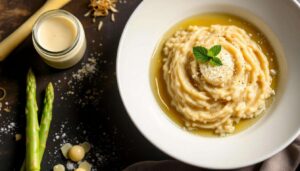 Asparagi di Bassano, il risotto cremoso che Cracco prepara solo a maggio