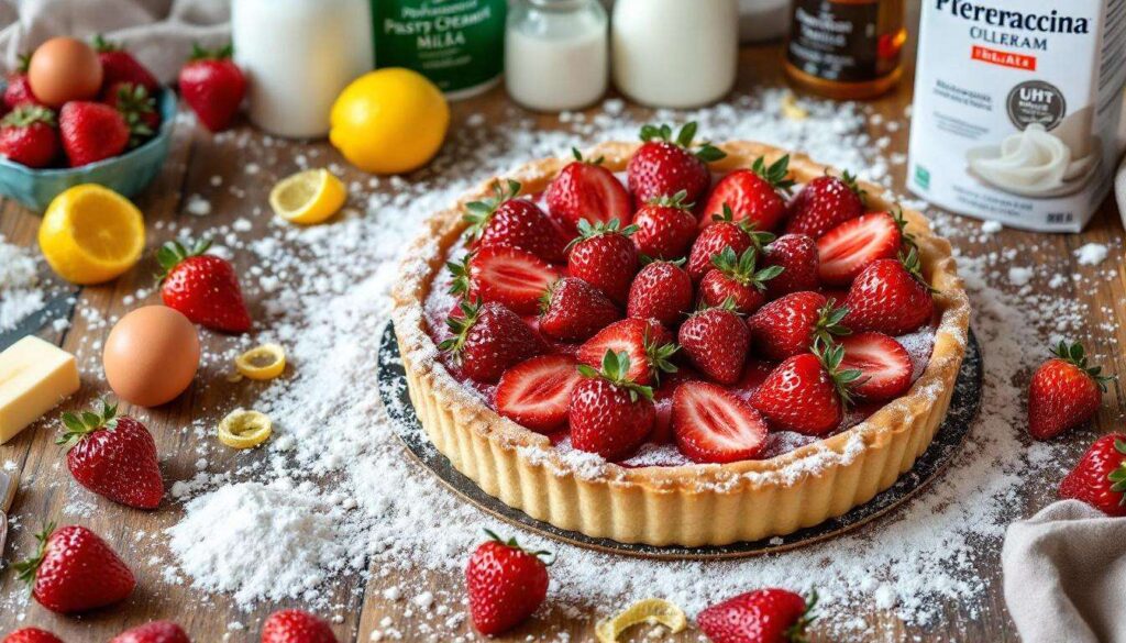 Fragole di Terracina IGP, la crostata che non rilascia acqua: il metodo di Sal De Riso