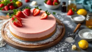 Cheesecake alle fragole fresche, la base croccante che regge fino a sera