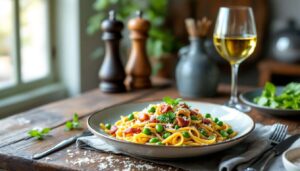 Piselli freschi e guanciale, il primo piatto di primavera che Cannavacciuolo non manca mai