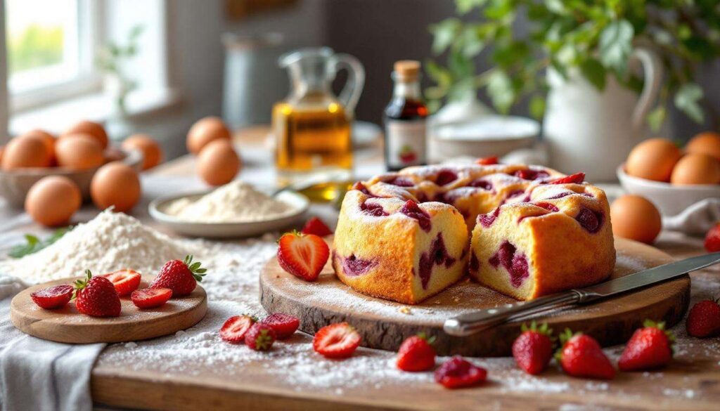Plumcake alle fragole di Nemi, soffice 5 giorni e perfetto per la merenda